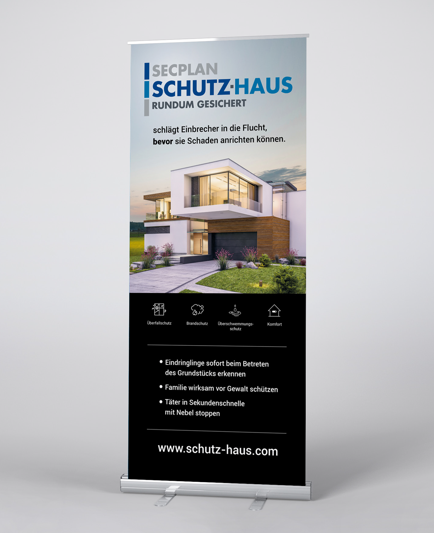 SECPLAN Schutz-Haus Rollup
