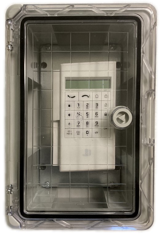 videofied LCD Funk-Programmier-Bedienteil im Außengehäuse