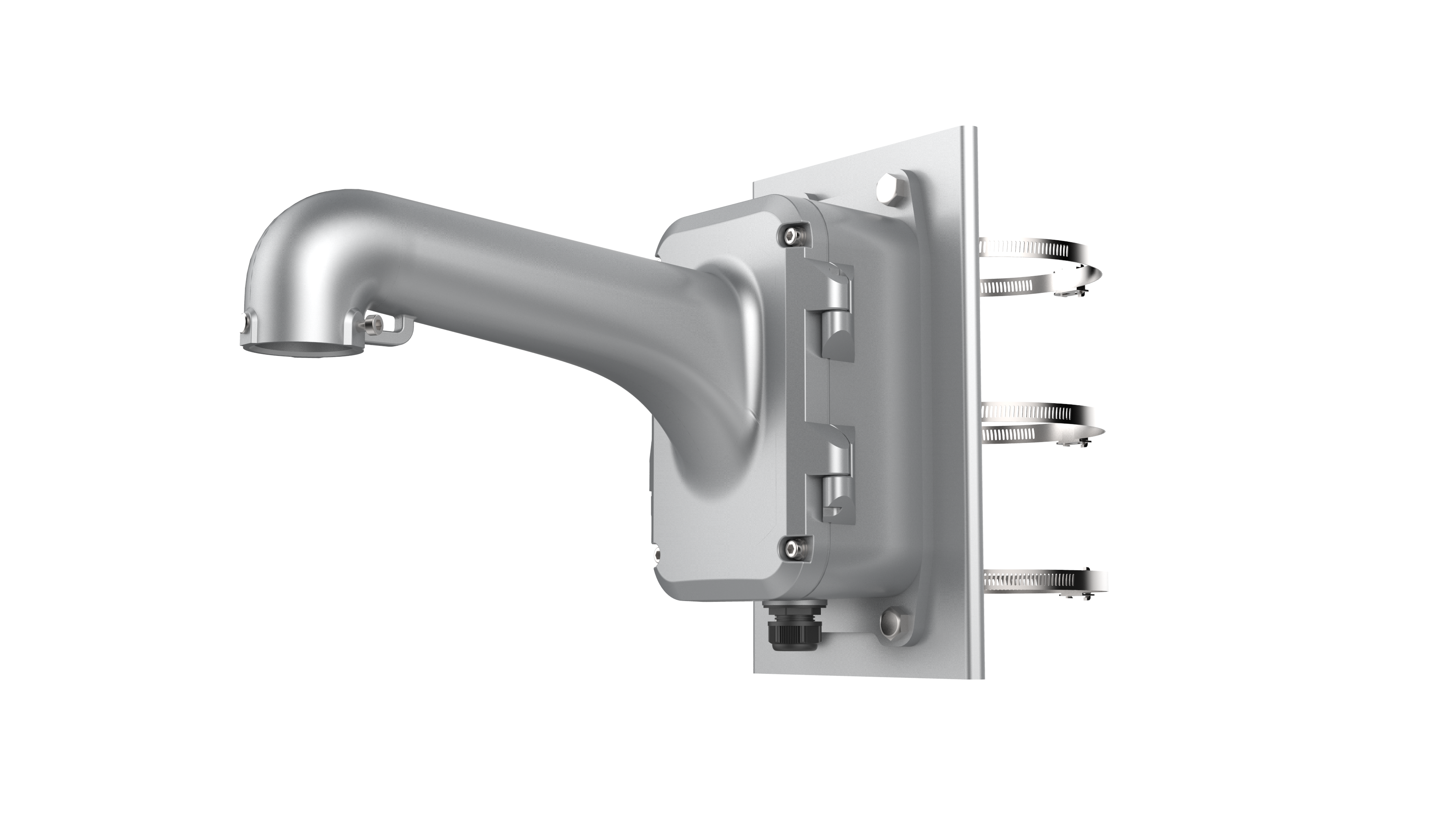 DS-1604ZJ-BOX-POLE-P Vertikale Masthalterung für Speed Dome Kameras