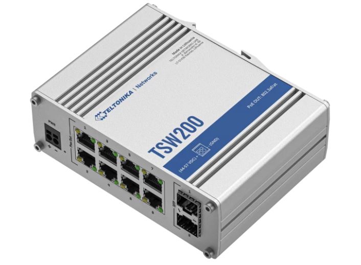 INDUSTRIE 8 POE+ 2 SFP ETHERNET SWITCH