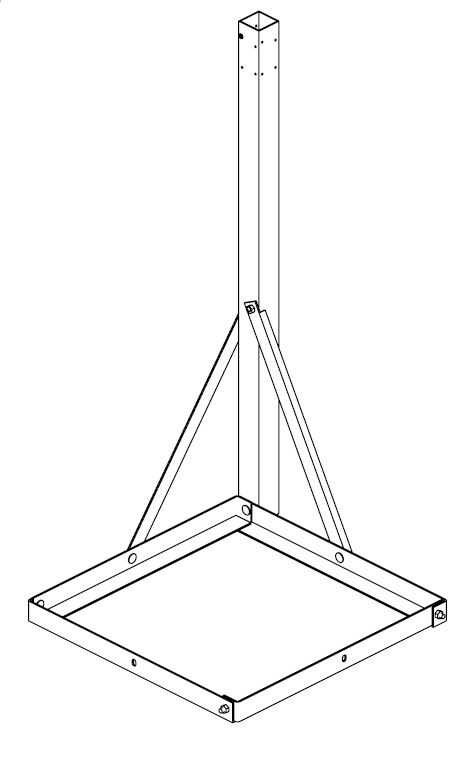 Dachständer / Mobilständer für AJAX MotionCam Outdoor
