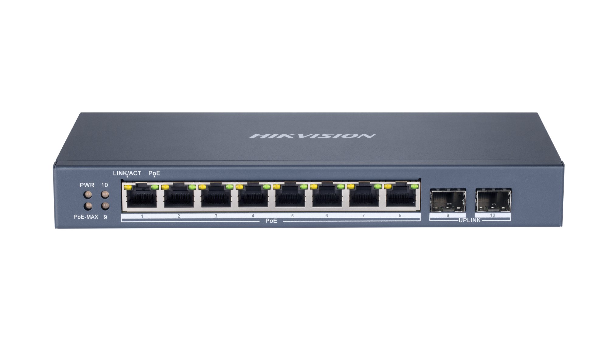 Hikvision DS-3E1510P-SI(O-STD) — 8-Port Gigabit Smart PoE Switch