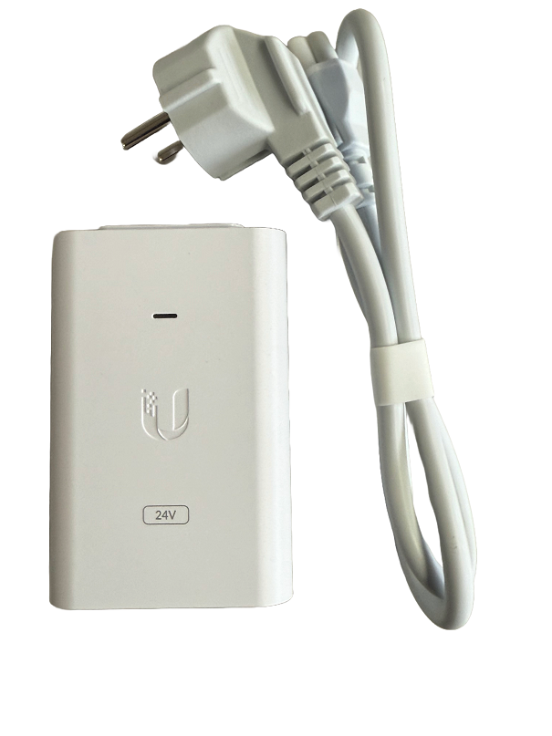 PoE Injector, 24VDC, 30W, Gbit