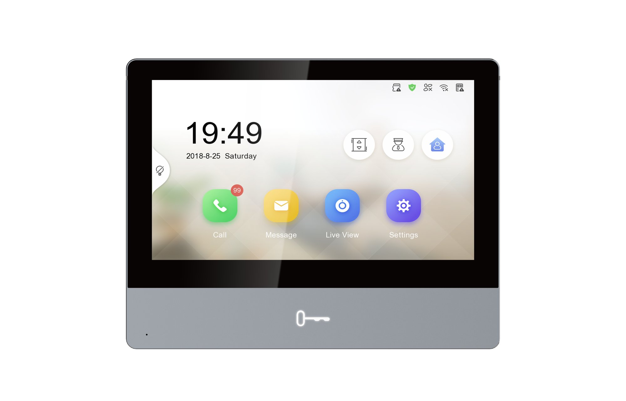 DS-KH8350-WTE1(Europe BV) Hikvision IP-Video-Innenstation 7" Touch