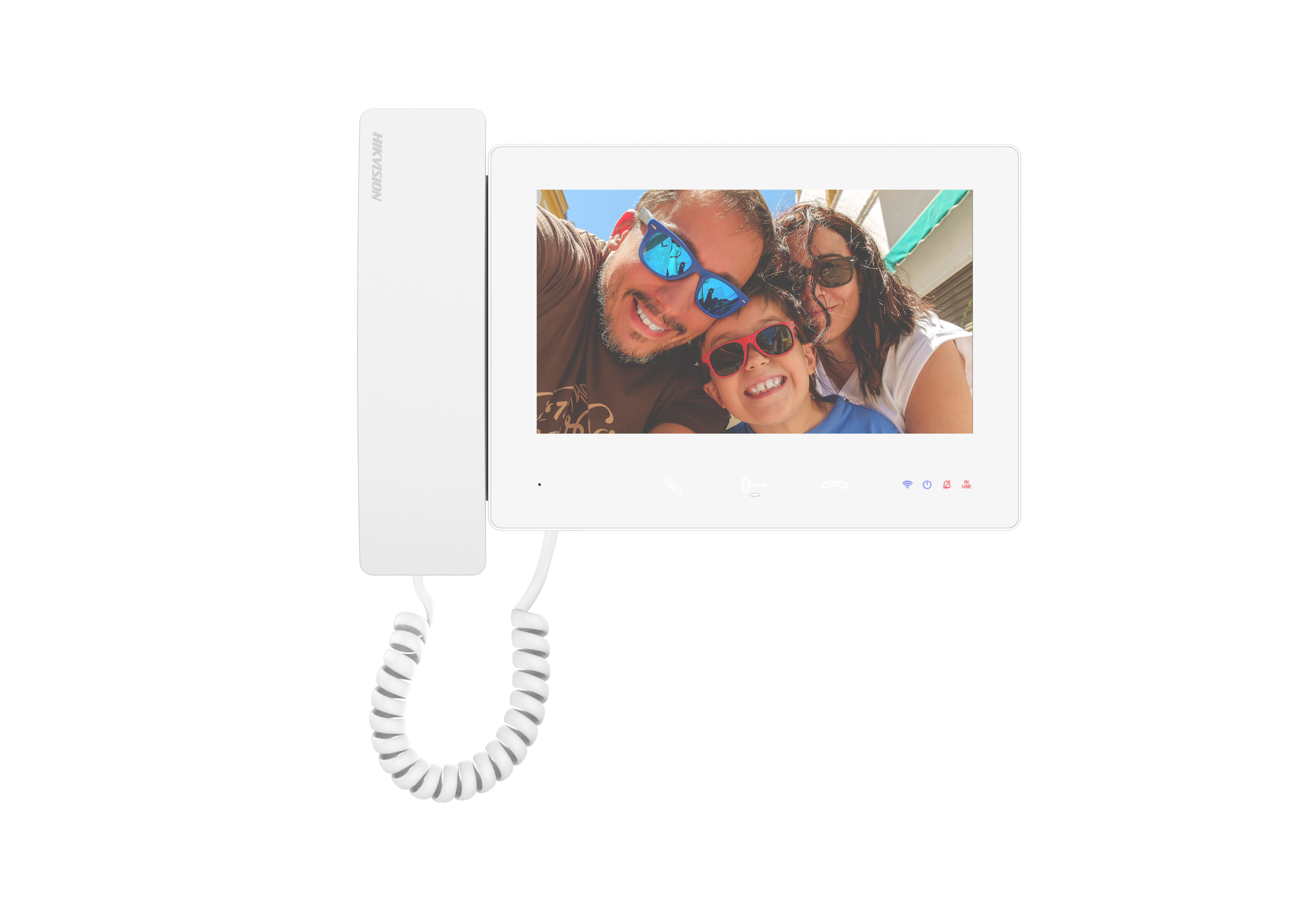 DS-KH7300EY-WTHE2/White(O-STD) — 2-Draht HD-Innenstation mit 7-Zoll-Touchscreen und WiFi