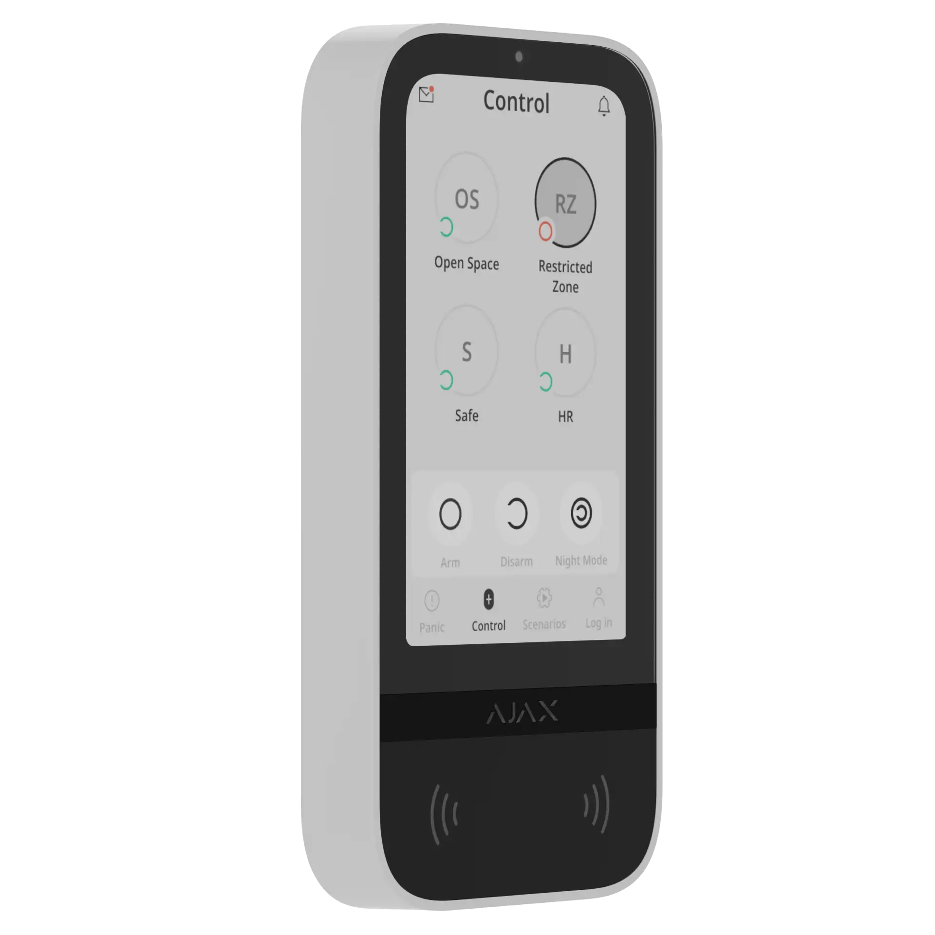 Ajax Superior KeyPad TouchScreen G3 Superior Jeweller white
