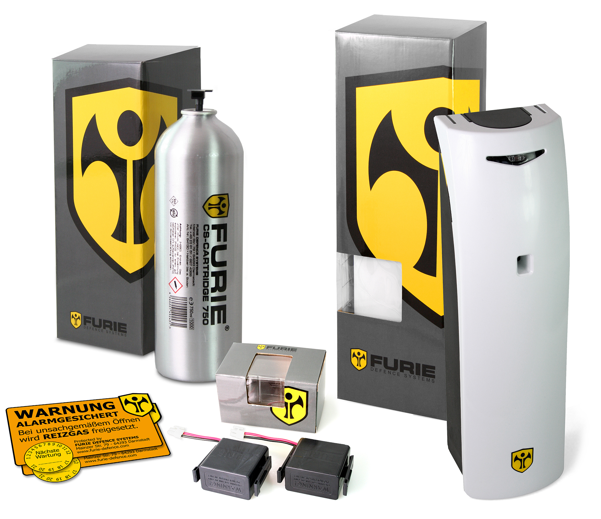 FURIE Defence Reizstoffsystem X750 Set