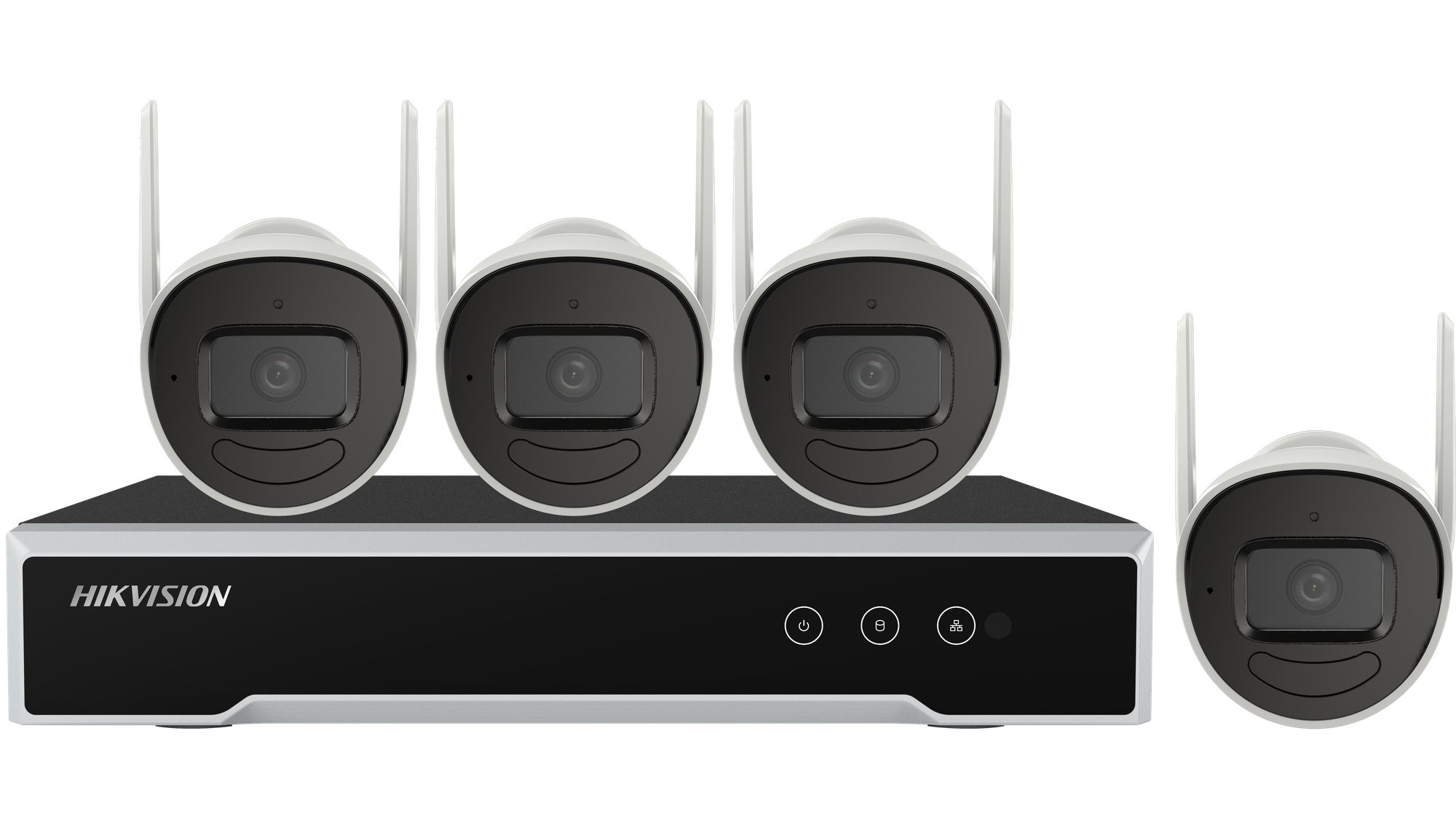Hikvision NK42W0H-1T(E)(O-STD)/EU WiFi-Set 4-Kanal NVR+4x2MP Bullet 1TB H.265+
