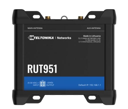 Teltonika RUT951 Industrie 4G-Router Dual SIM / 4 IP