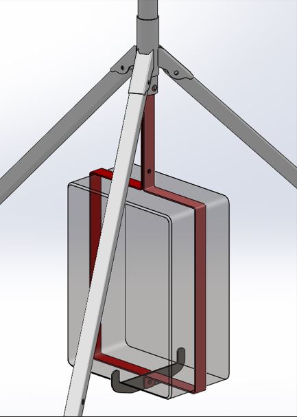 Halter für Outdoorbox