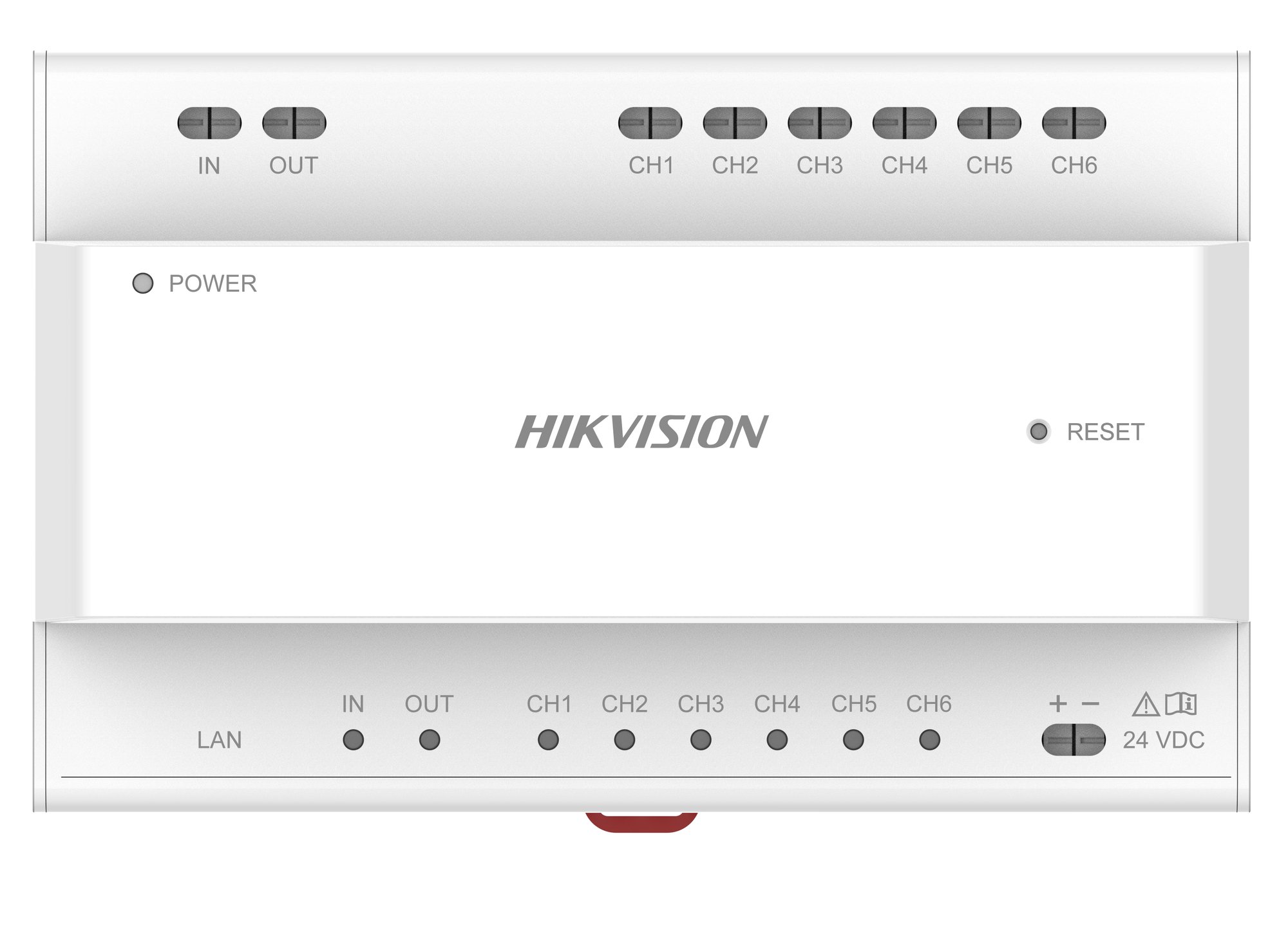 Hikvision DS-KAD706Y-S(O-STD) — 2-Draht-IP-Verteiler für Türsprechanlagen