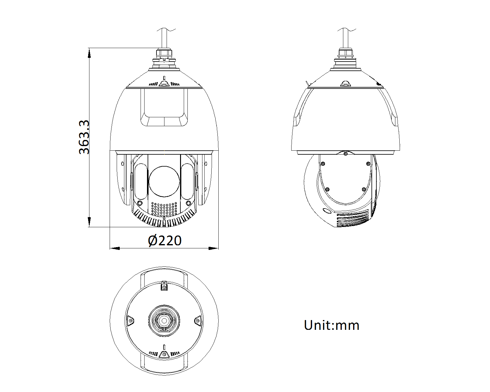 Hikvision DS-2DE7A232IW-AEB(O-STD)(T5) — 2-MP-PTZ-Dome mit 32x Zoom, DarkFighter und Smart Tracking