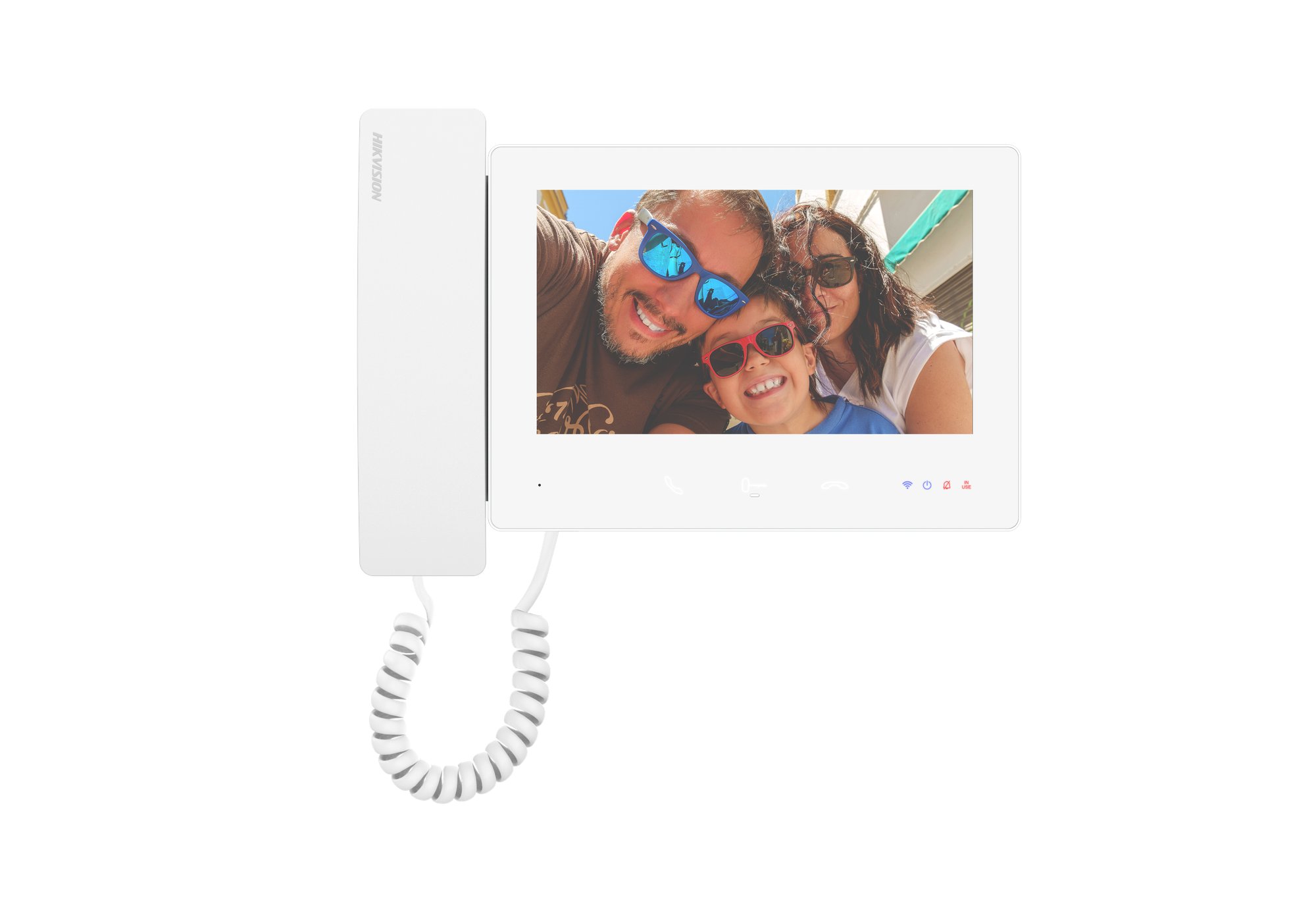 DS-KH7300EY-WTHE2/White(O-STD) — 2-Draht HD-Innenstation mit 7-Zoll-Touchscreen und WiFi