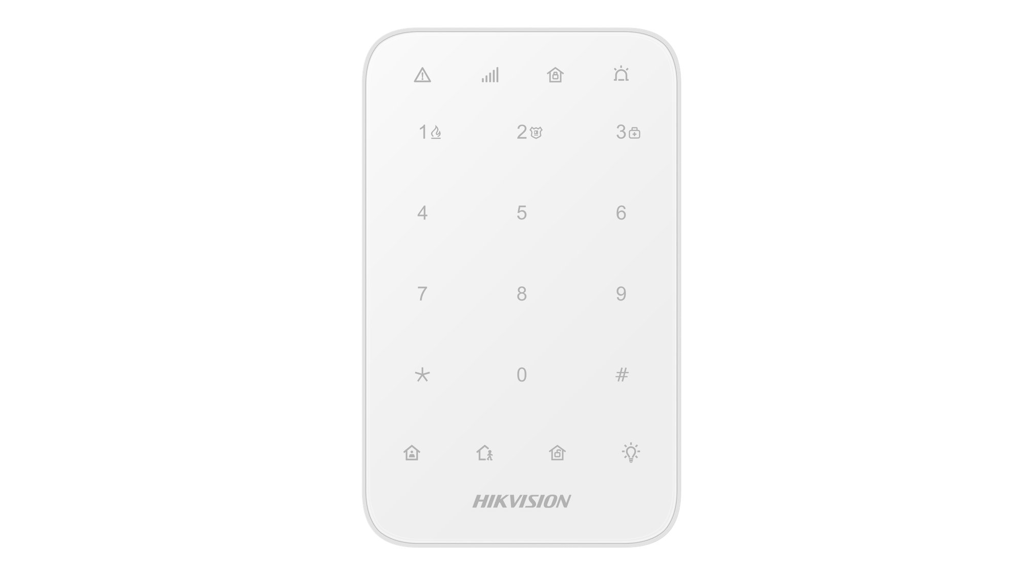 DS-PK1-E-WE(O-STD) — Kabellose LED-Tastatur für Hikvision-Alarmzentralen