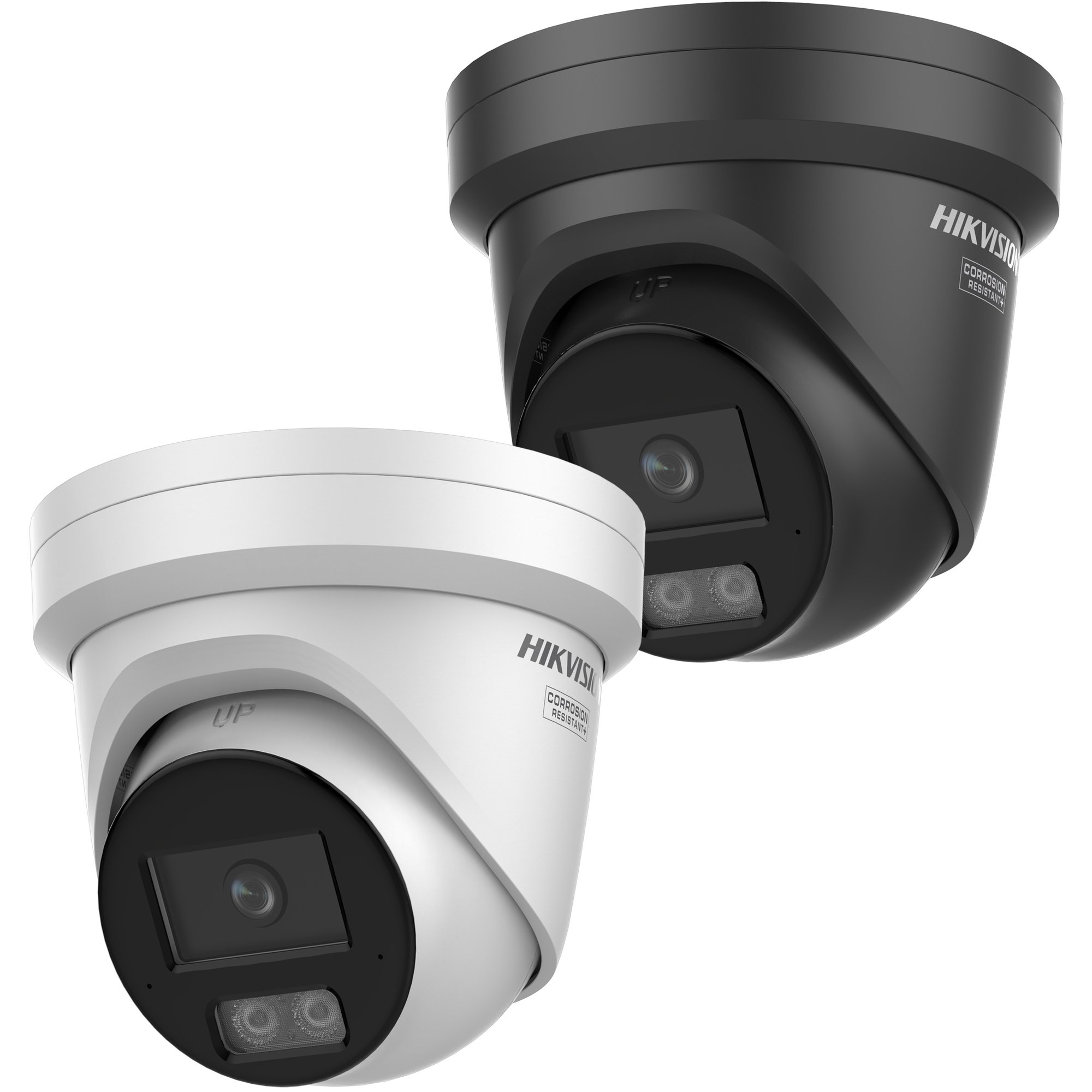 Hikvision DS-2CD2387G3-LI2UY(2.8mm)(O-STD)(BLACK) — 8-MP-Turret mit Smart Hybrid Light und ColorVu