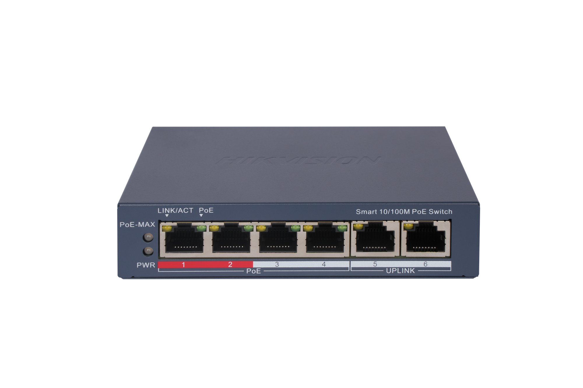 Hikvision DS-3E1106P-EI(O-STD) — 4-Port PoE Smart Switch