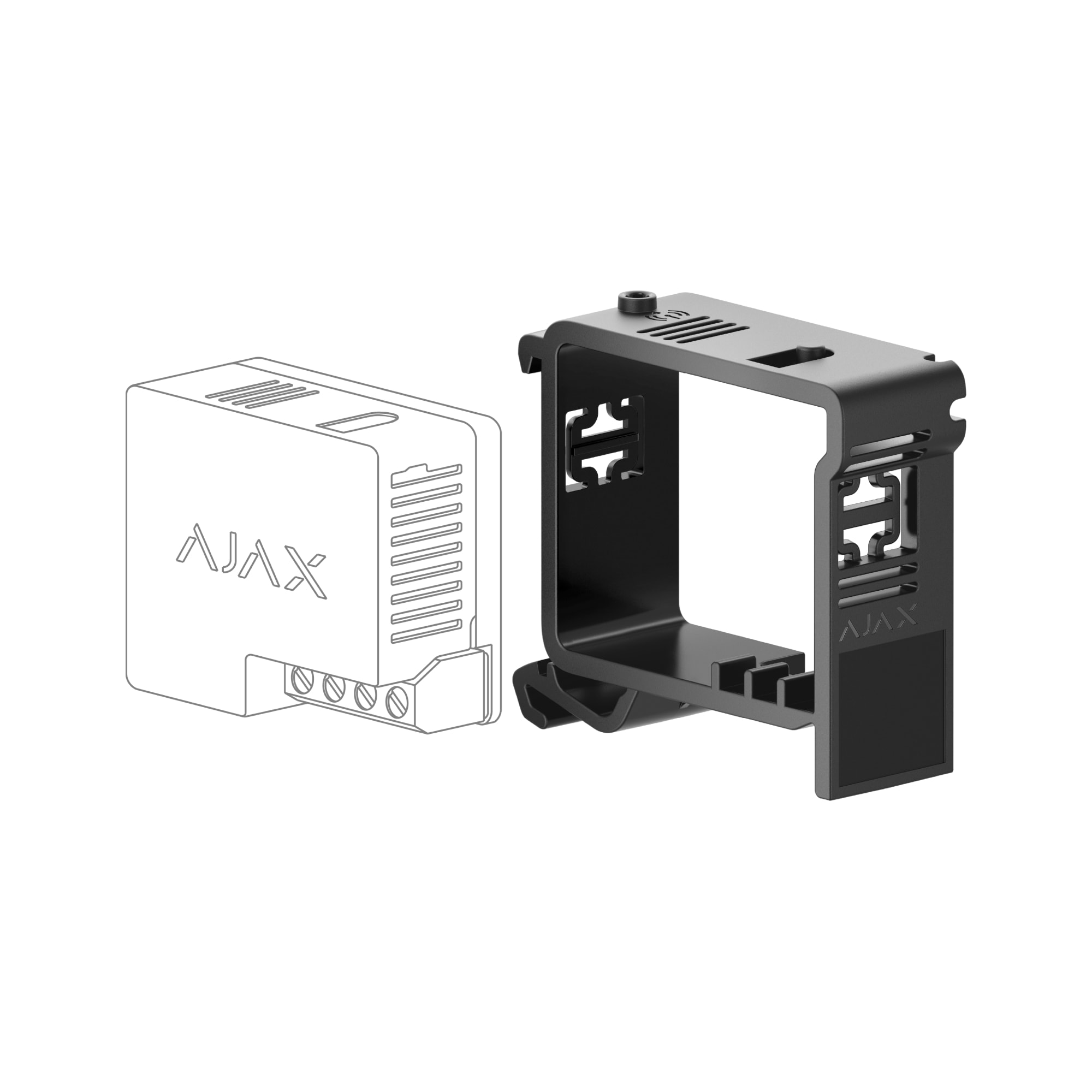 Ajax DIN Holder black