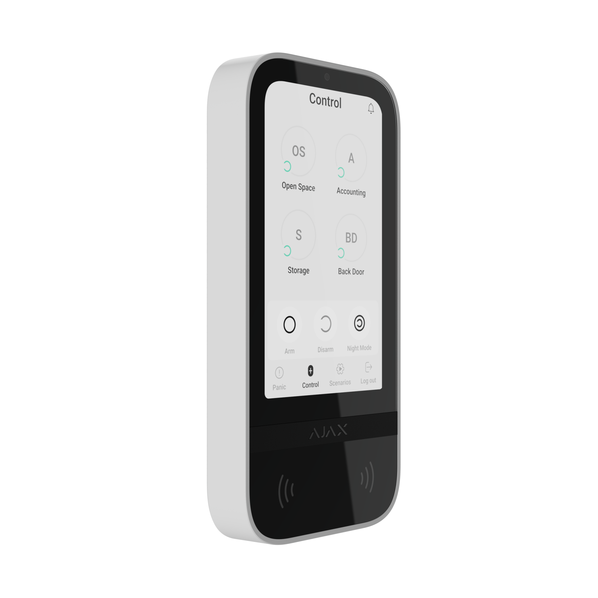 Ajax Superior KeyPad TouchScreen Fibra white