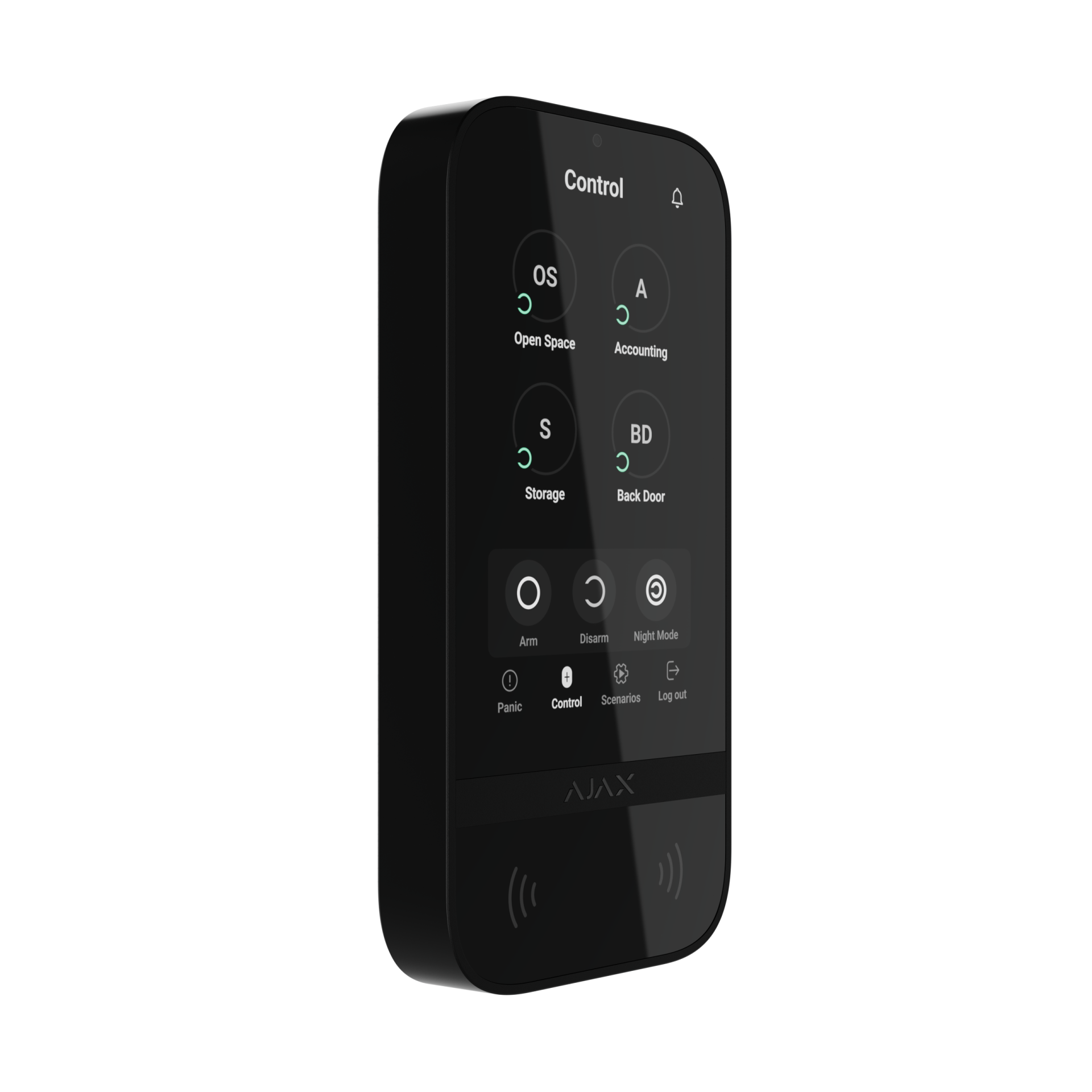 Ajax Superior KeyPad TouchScreen Fibra black