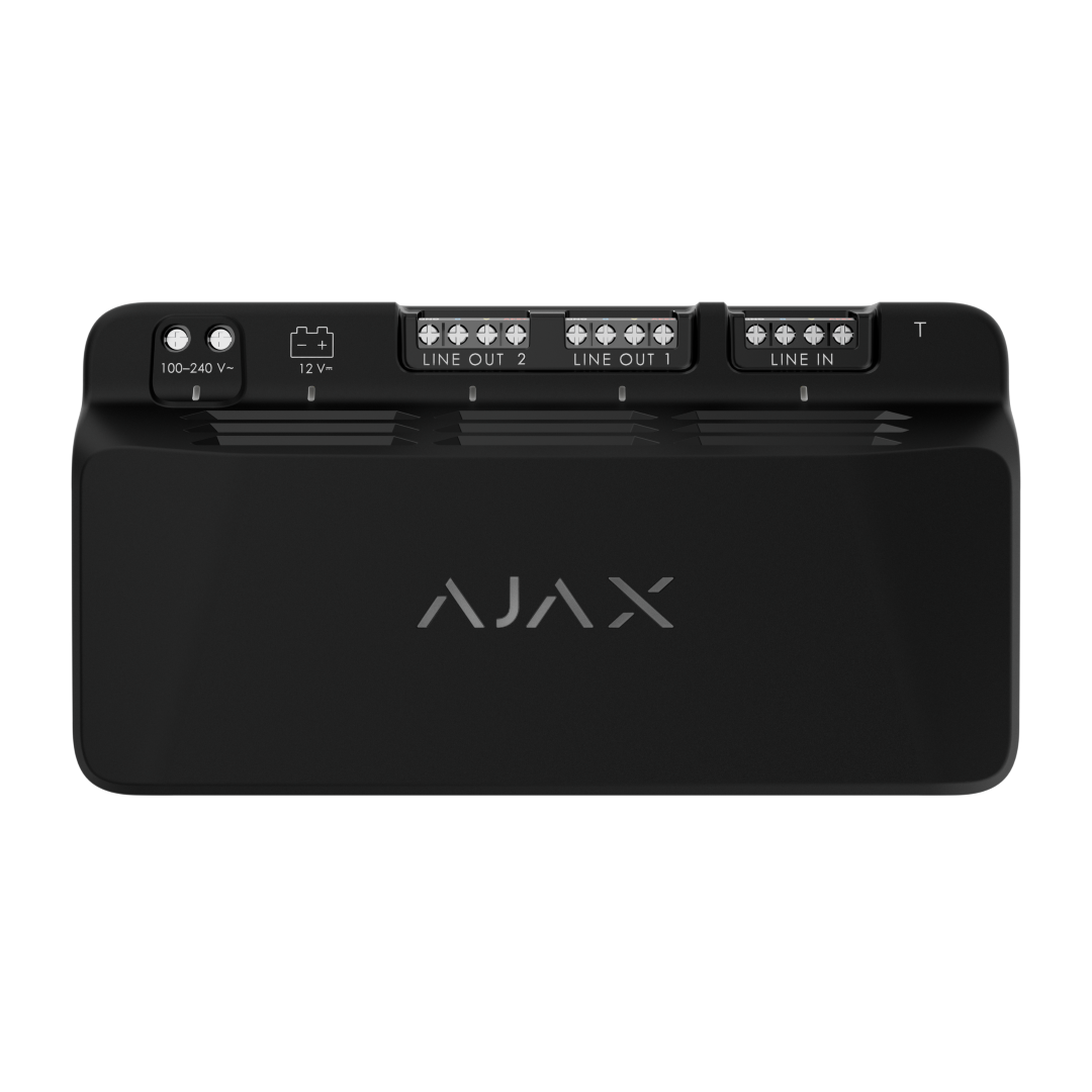 Ajax Superior LineSupply (75 W) Fibra black