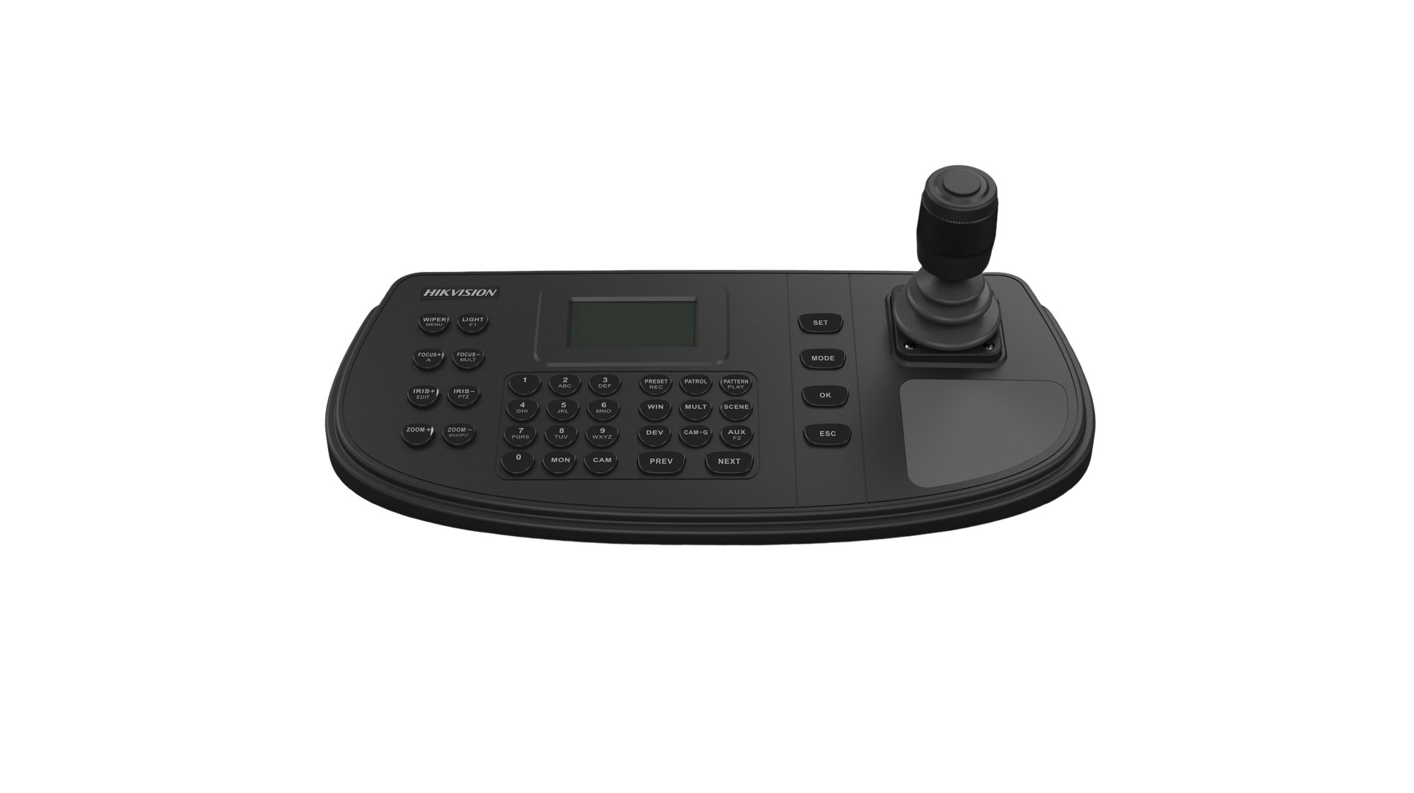 Hikvision DS-1200KI(B)(O-STD) Netzwerk-Tastatur mit Display und 4-Achsen-Joystick