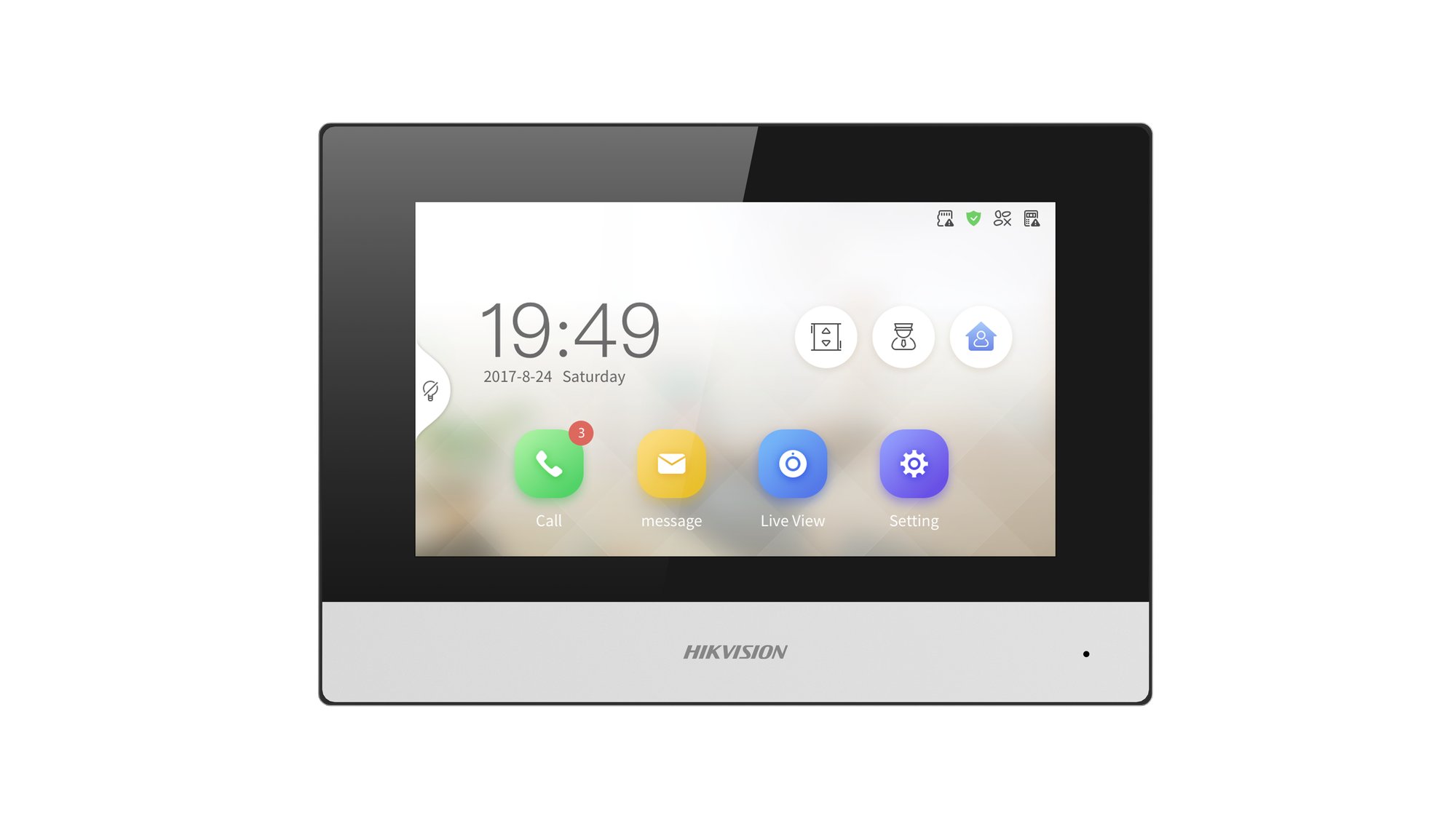 DS-KH6320Y-WTE2(O-STD)/Europe BV — 7" IP-Videogegensprechanlage (2er-Set)