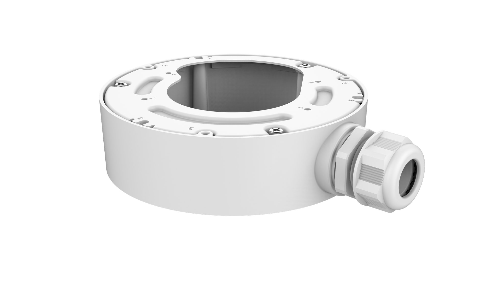 DS-2280ZJ-WA140(O-NEU) — Abzweigdose für Netzwerkkameras (Ø140 mm, weiß)