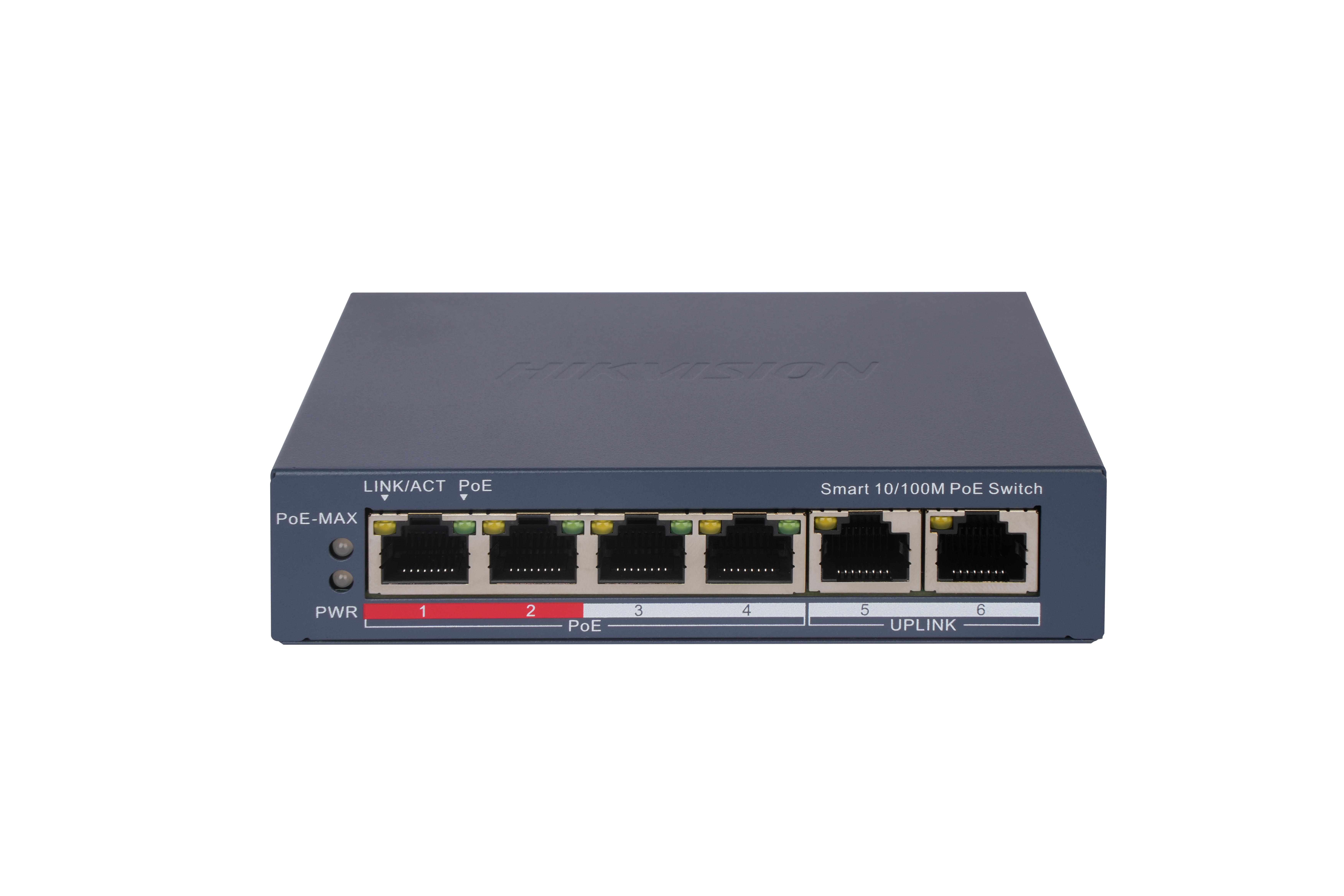 Hikvision DS-3E1106P-EI(O-STD) — 4-Port PoE Smart Switch