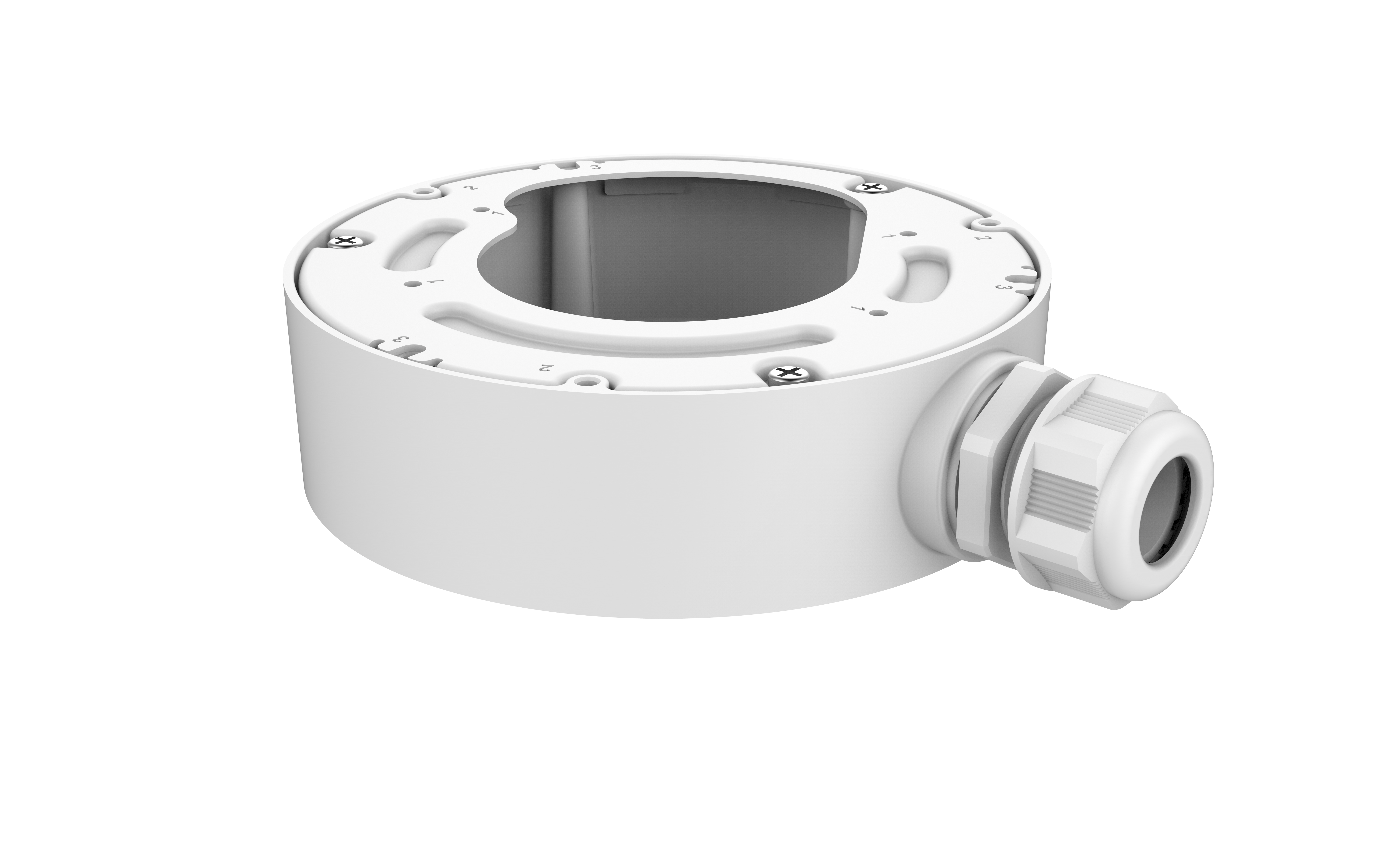 DS-2280ZJ-WA140(O-NEU) — Abzweigdose für Netzwerkkameras (Ø140 mm, weiß)